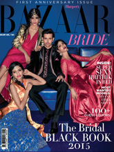 《Harper's Bazaar Bride》印度婚纱杂志2015年02月号完整版杂志