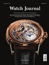 《WatchJournal》美国权威钟表专业杂志2015年03月号