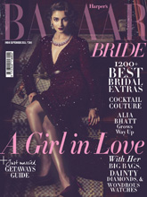 《Harper's Bazaar Bride》印度专业婚纱礼服杂志2015年09月号整版杂志