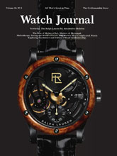 《WatchJournal》美国权威钟表专业杂志2015年11月号