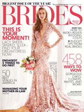 《Brides》美国婚纱礼服杂志2016年02-03月号