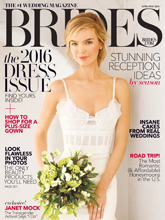 《Brides》美国婚纱礼服杂志2016年04-05月号