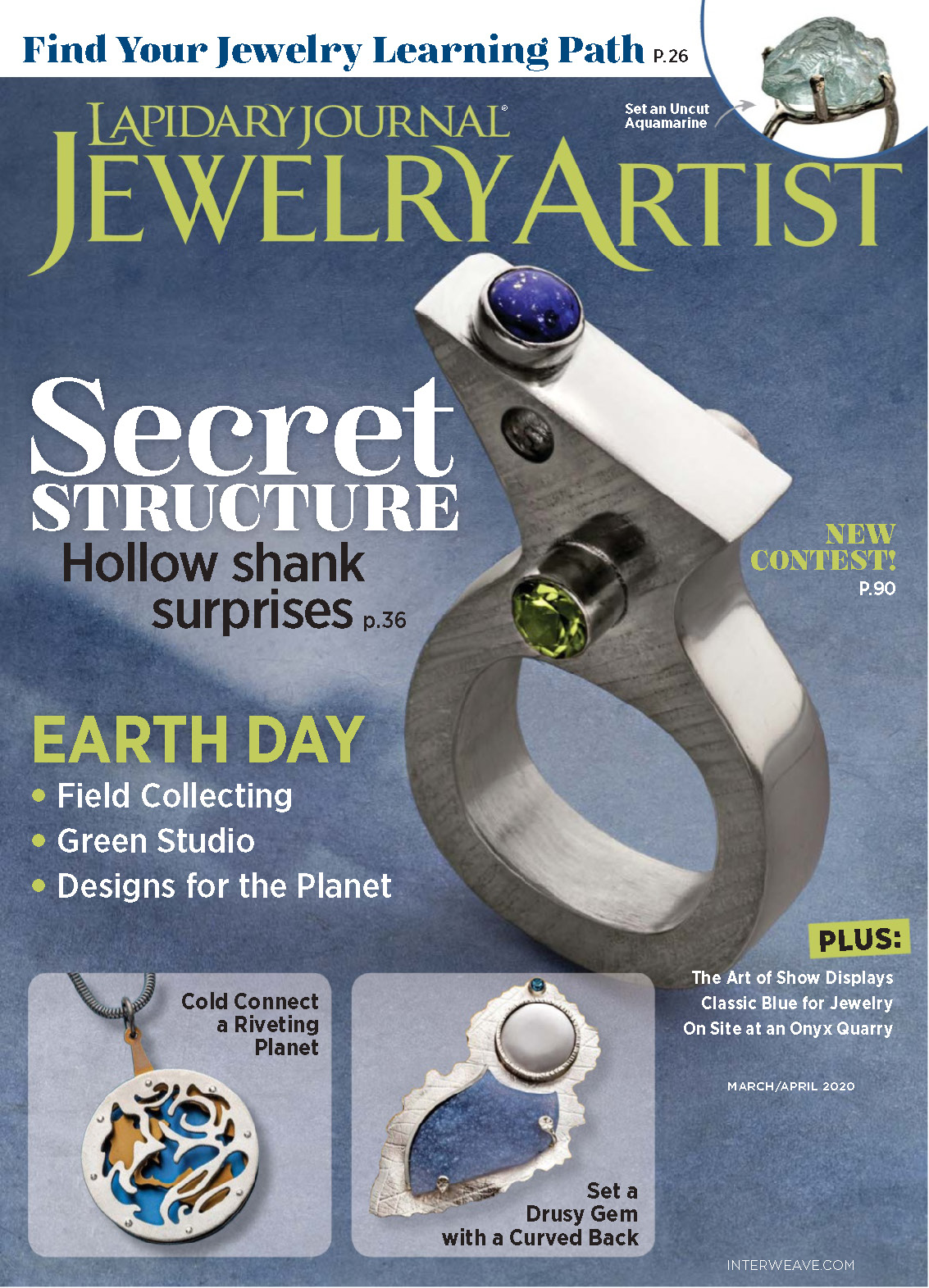 《Lapidary Journal Jewelry Artist》美国版专业杂志2020年03-04月号