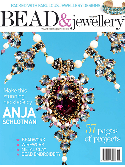 《Bead & Jewellery》英国2021年08-09月号女性串珠配饰专业杂志