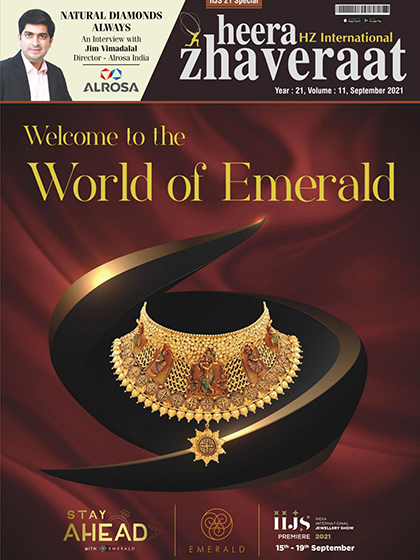 《Heera Zhaveraat》印度2021年09月号专业珠宝杂志