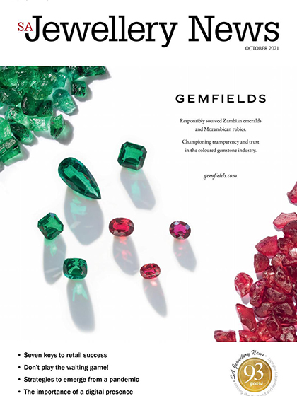 《SA Jewellery News》南非2021年10月号专业珠宝手表杂志