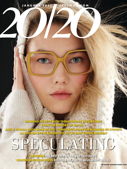《20/20》美国2022年01月号专业眼镜杂志