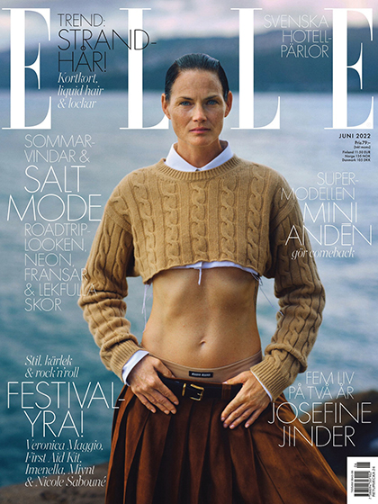 《Elle》瑞典2022年06月号时尚女装杂志
